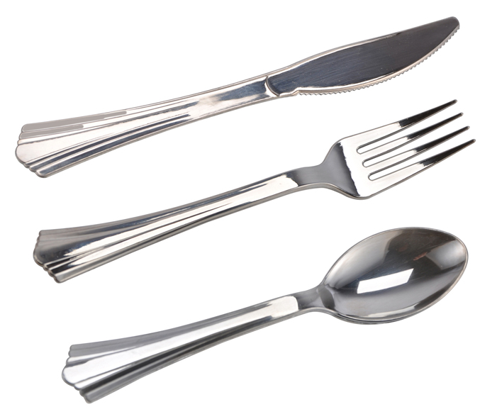 Kunststoffbesteck-Set 18-tlg.