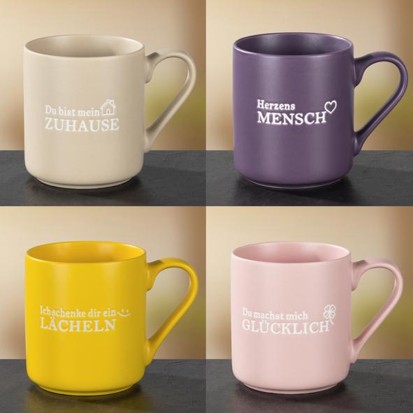 Becher, Spruch, Design, 4FS