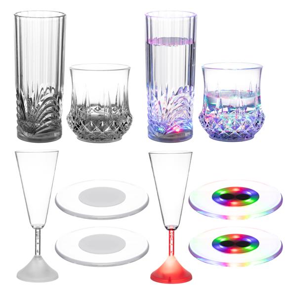 Mischkarton LED Party Artikel  – 4 verschiedene Artikel sortiert