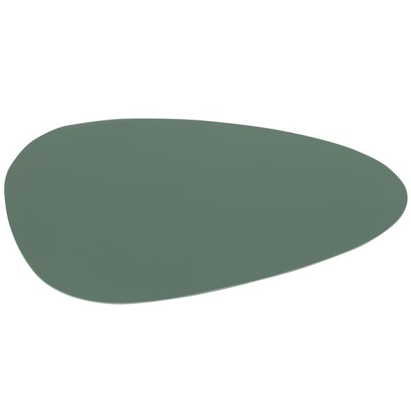 Platzmatte, oval, dunkelgrün