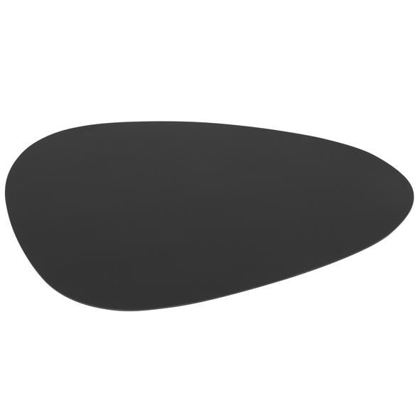 Platzmatte, oval, dunkelgrau