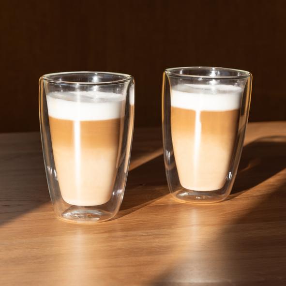 Latte Macchiato-Glas 400ml, 2er-Set