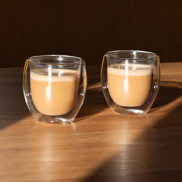 Cappuccino Glas, 250ml 2er Set