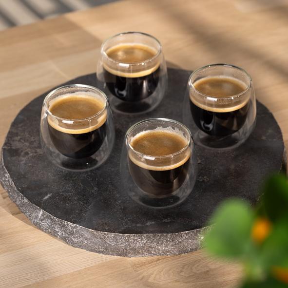 Espresso Glas, 80ml 4er Set
