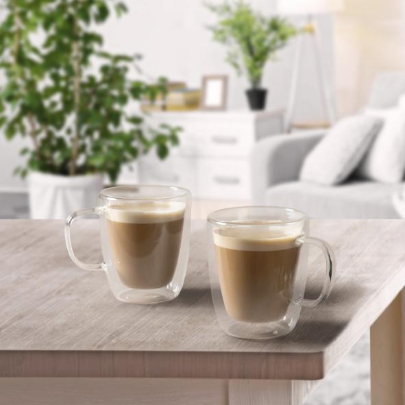 Cappuccino Glas 400ml, 2er Set
