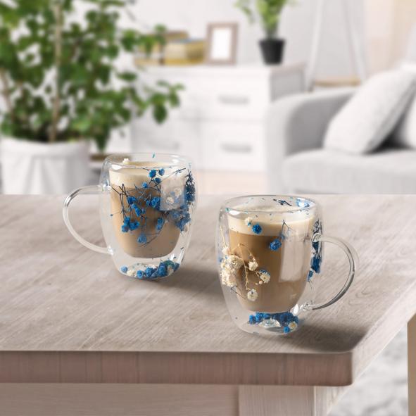 Cappucino Glas, 2er Set, 350ml