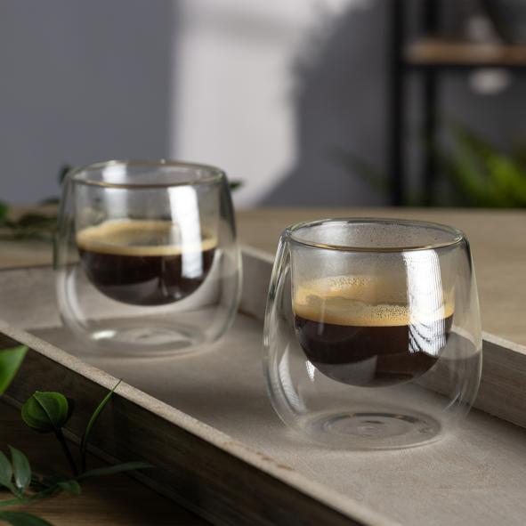 Espresso Glas, 80ml 2er Set