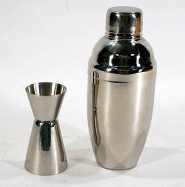 Cocktailshaker aus Edelstahl