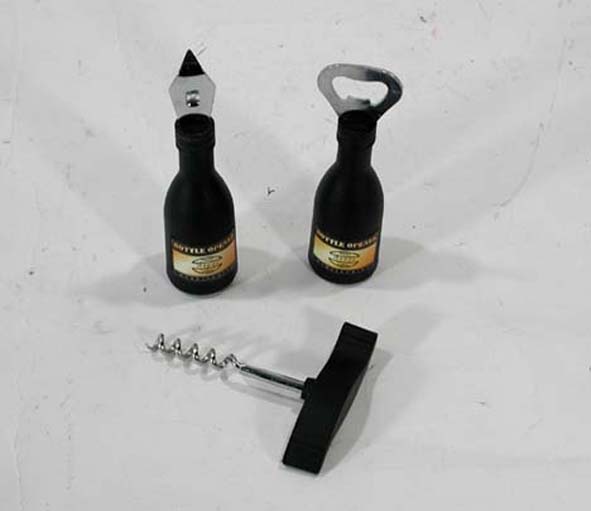 Flaschenöffner-Set 3 tlg aus Edelstahl