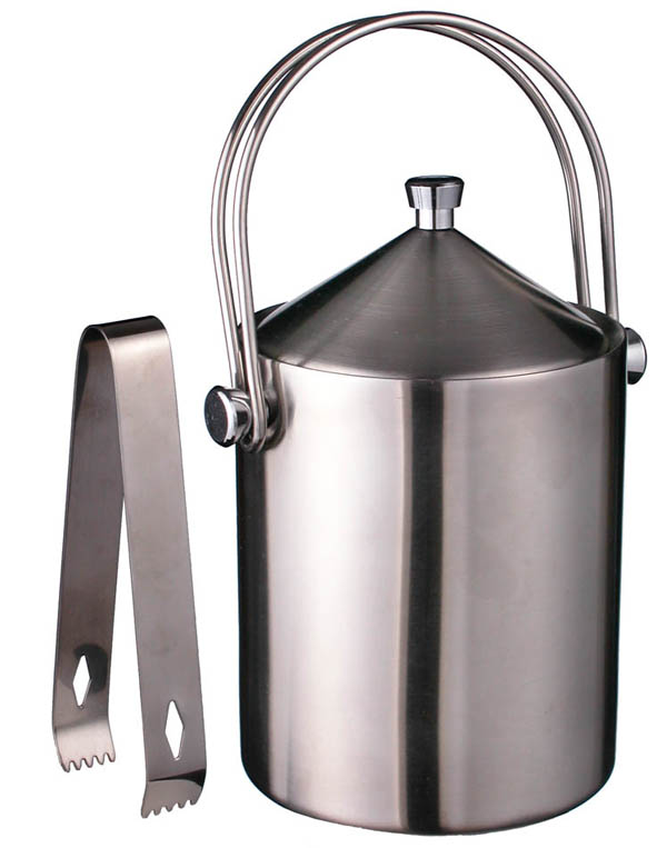 Eiseimer aus Edelstahl