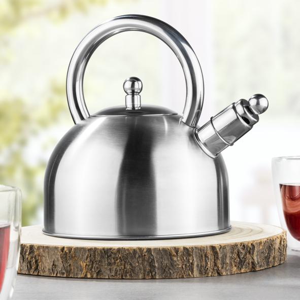 Flötenkessel 2,5L aus Edelstahl