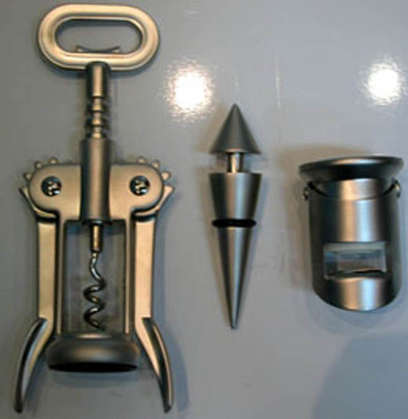 Flaschenöffnerset 3 tlg. aus einer