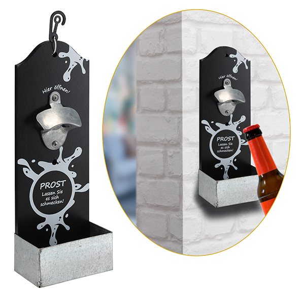 Flaschenöffner zur Wandbefestigung