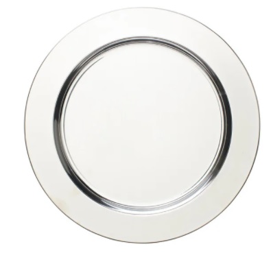 Platzteller aus Edelstahl