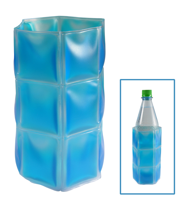 Flaschenkühler aus Kunststoff,