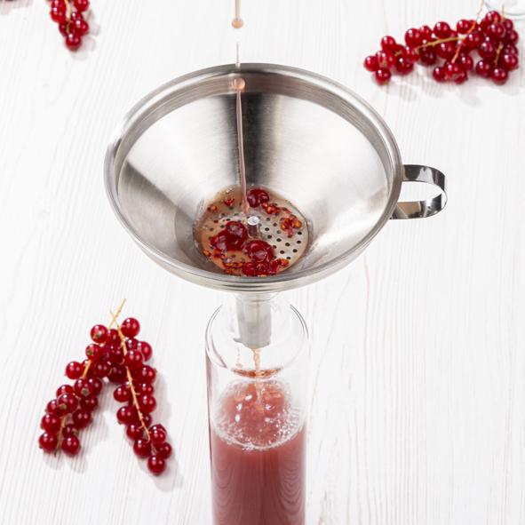 Flaschentrichter mit Sieb