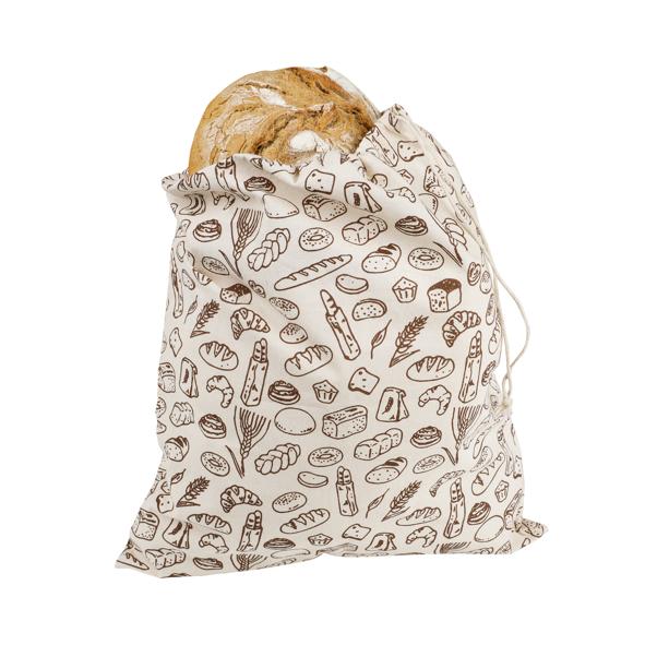 Brottasche aus Baumwolle mit Motiv
