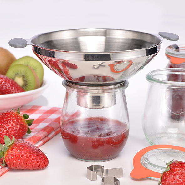 Trichter aus Edelstahl