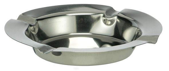 Aschenbecher aus Edelstahl