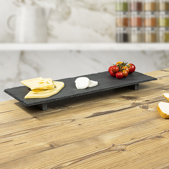 Servierplatte aus Schiefer