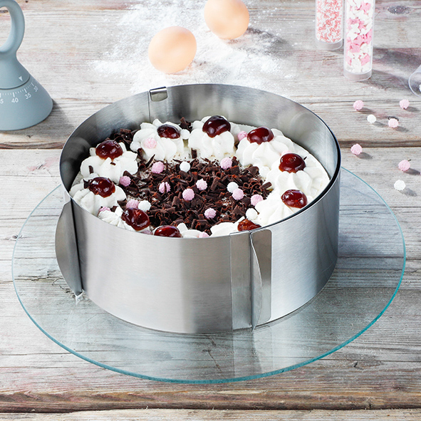 Tortenring aus Edelstahl