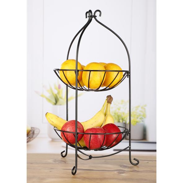 Etagere mit zwei Körben