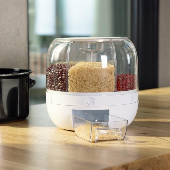 Lebensmittelspender, drehbar