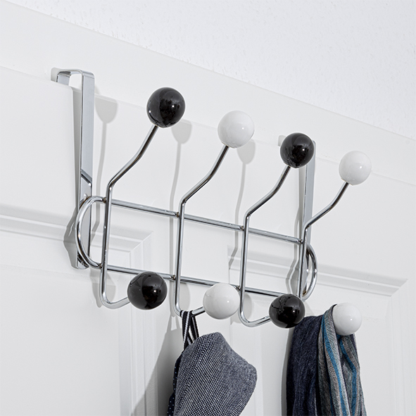 Türhakenleiste mit 8 Haken