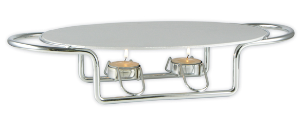 Speisenwärmer hochglanz verchromt