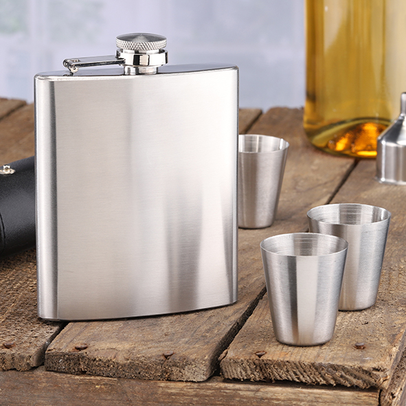 Flachmann-Set, 7 tlg.