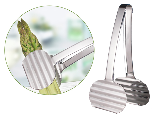 Spargelzange aus Edelstahl