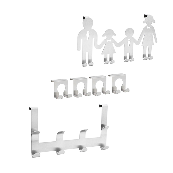 Mischkarton Garderobenhaken 8-tlg.