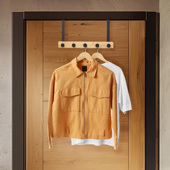 Türgarderobenleiste, Bambus