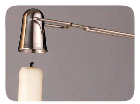 Kerzenlöscher mit langem Griff