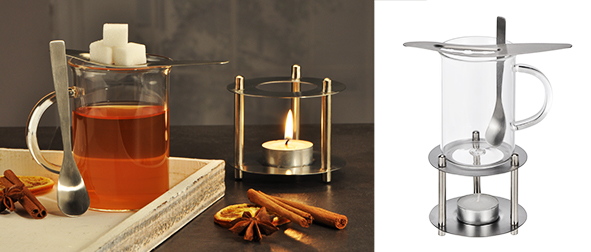 Feuerzangenbowlen- / Teeglas