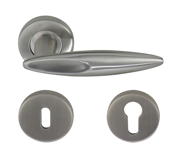 Türdrücker aus massiv Edelstahl