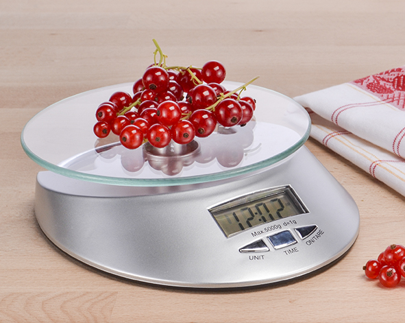 Küchenwaage mit Digitalanzeige