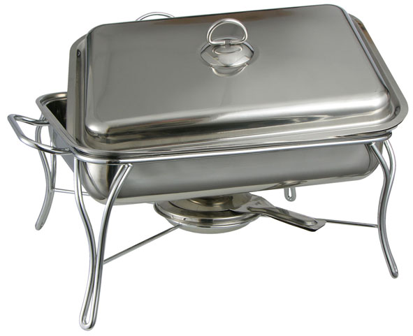 Chafing Dish, aus Edelstahl