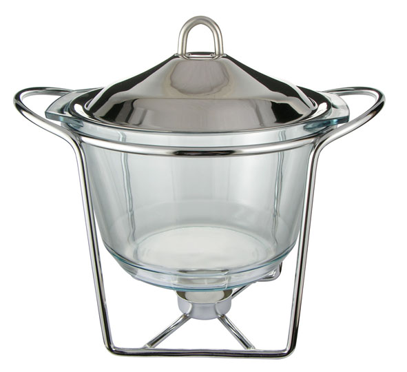 Suppenterrine aus Glas mit