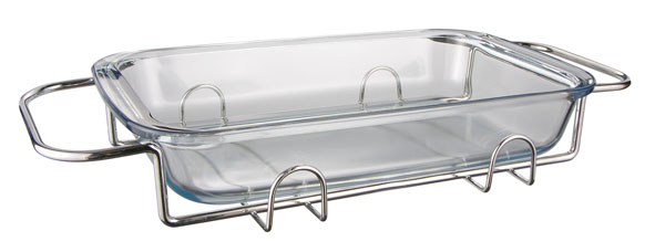 Auflaufform rechteckig aus Glas inkl.