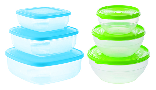 Vorratsdosen Sortierung im Mischkarton