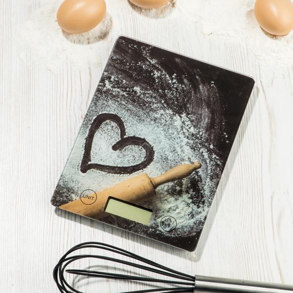 Küchenwaage mit Digitalanzeige