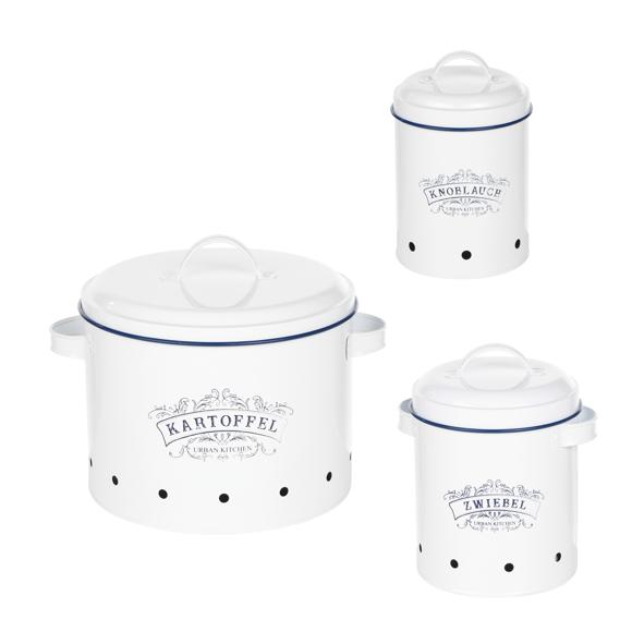 Mischkarton Vorratsdosen aus Metall