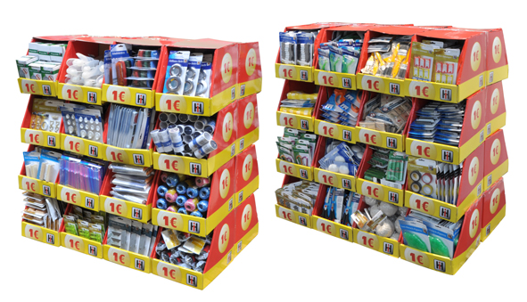 1 Euro Display, 1368 tlg.