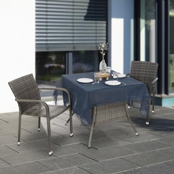 Weichschaum-Tischdecke, eckig, verschiedene Farben