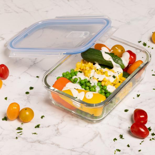 Glas Frischhaltedose mit Deckel, 1040ml