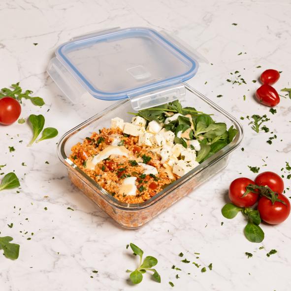 Glas Frischhaltedose mit Deckel, 1500ml