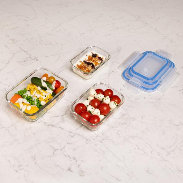 Glas Frischaltedosen 3er Set