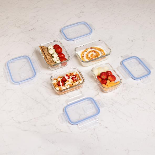 Glas Frischaltedosen 4er Set