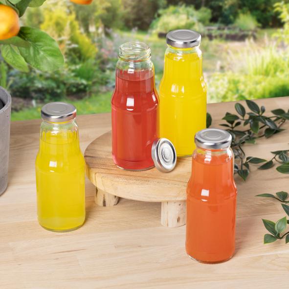 Glasflasche 4er Set , ca. 300ml